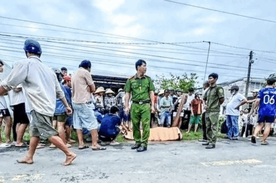 2 thanh niên đi xe máy vướng vào dây điện tuvong tại chỗ đầy xót xa
