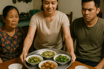 Bố mẹ chồng từ quê lên chơi, vợ làm tận 8 món ăn và một món canh để chiêu đãi nhưng khi vừa nhìn thấy, tôi đã giận sôi người