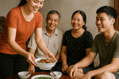 Chồng làm công trình ở xa, cả nhà chồng ngày nào cũng ăn uống linh đình rồi bắt tôi ăn dưới bếp. Tôi đi chợ mua 2 triệu hải sản dạy cho họ một bài học