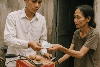 Mồ côi cha mẹ, cậu bé ở với dì ruột ốm bệnh, ngày lên đại học cả làng góp tiền lo cho