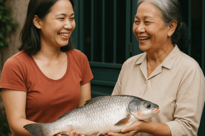 Vừa biếu bố mẹ đẻ con cá đã bị chồng m:ó:c m:ỉ:a “lại bòn rút mang về nhà ngoại”, vợ liền chỉ vào con cá nói 1 câu khiến chồng cúi gằm nh:ụ:c nh:ã