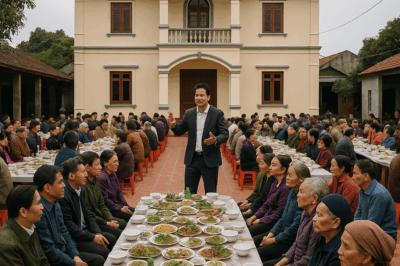Mở tiệc linh đình ở quê hương, gã giám đốc khoe tiền của rồi dụ dỗ bà con “đầu tư lãi lớn”