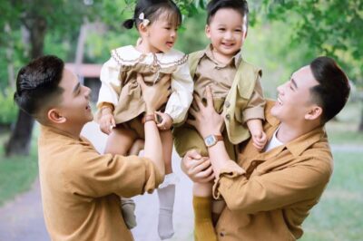 Con tr;a;i s;i;nh tại Thái Lan của Thanh Đoàn – Hà Trí Quang đẹp hơn 2 ba, mới 3t đã bộc lộ năng khiếu nghệ thuật khiến ai cũng xuýt xoa khen ngợi