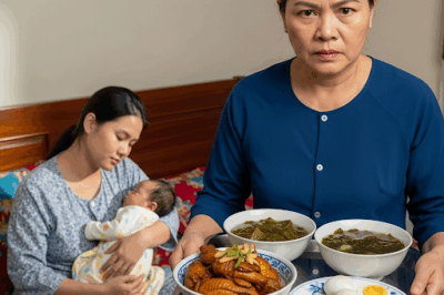 Con dâu ở cữ bị mẹ chồng cho ăn đồ thiu, màn xử trí cao tay của thông gia khiến bà lăn đùng ra giả vờ khóc