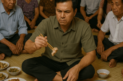 Cùng chồng về quê ăn giỗ, anh gắp 1 miếng thịt lên rồi phán 1 câu khiến tôi xấu hổ với họ hàng