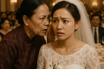 Lấy chồng giỏi giang thành phố, ngày cưới mẹ chồng ghé tai nói 1 câu mà tôi l;ạ;nh sống lưng