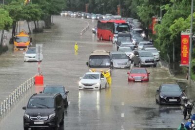 Hà Nội dự báo tiếp tục mưa to trong ngày hôm nay, ngày sơ duyệt A80