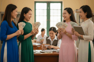 CHÍNH THỨC: Bảng lương giáo viên MỚI NHẤT, các ngành nghề khác nhìn chỉ biết ước