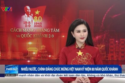 L::ộ d:iện BTV thay thế Khánh Trang dẫn bản tin Thời sự VTV ngày đại lễ 2/9: Gia thế tầm cỡ trâm anh thế phiệt