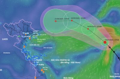 Trong hôm nay: Áp thấp nhiệt đới vào Biển Đông, mạnh lên thành b::ão… người dân đặc biệt lưu ý