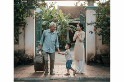 Bị con dâu “mời” về quê, trước khi đi cháu nội dúi vào tay tờ giấy ghi 4 từ khiến tôi tái mặt