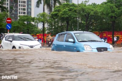 Hà Nội thống kê những điểm còn úng ngập sáng nay